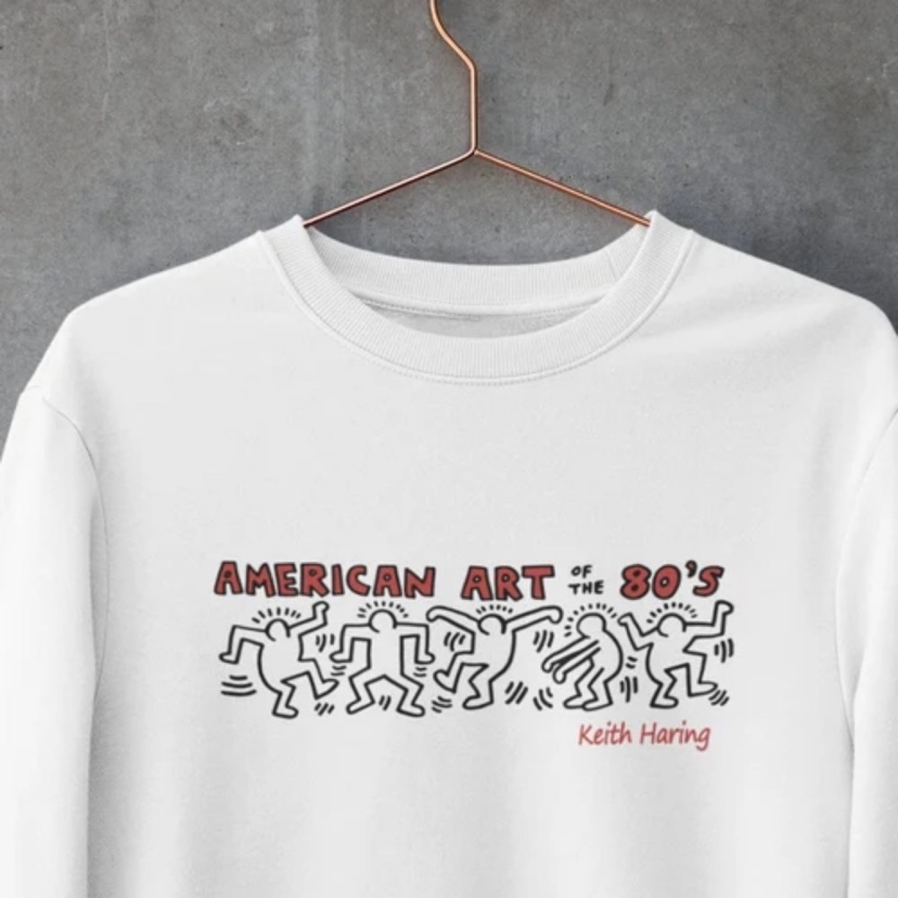 keith harring baby tee